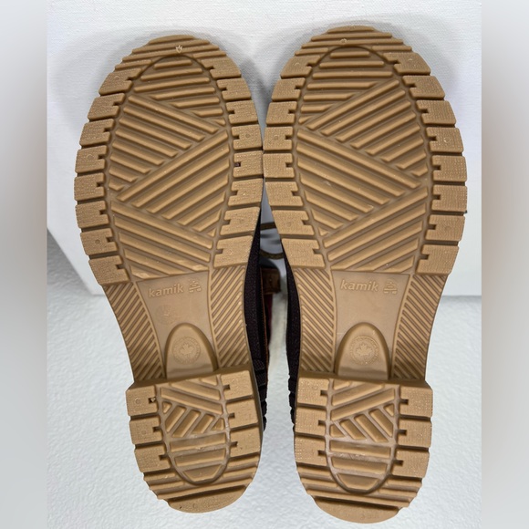 Kamik Sienna 2 Women's Waterproof Cuff Plaid Wool Winter Snow Boots Size 8 - Picture 13 of 15